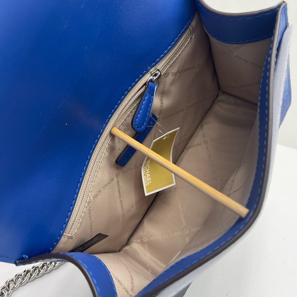 Michael Kors Greenwich Sm Ombré Color-Block Signature Logo Flap Crossbody XBODY - Picture 9 of 16